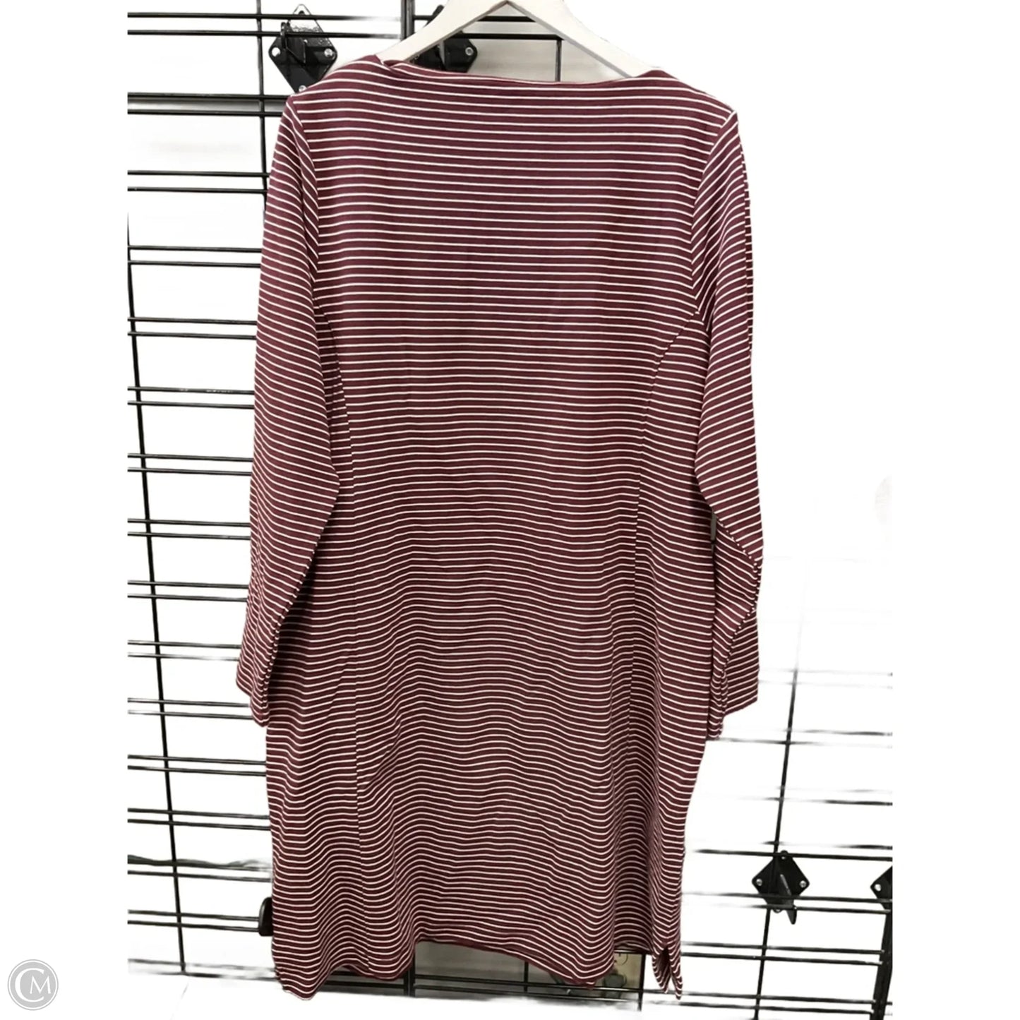 Dress Casual Midi By Duluth Trading In Maroon, Size: 1x