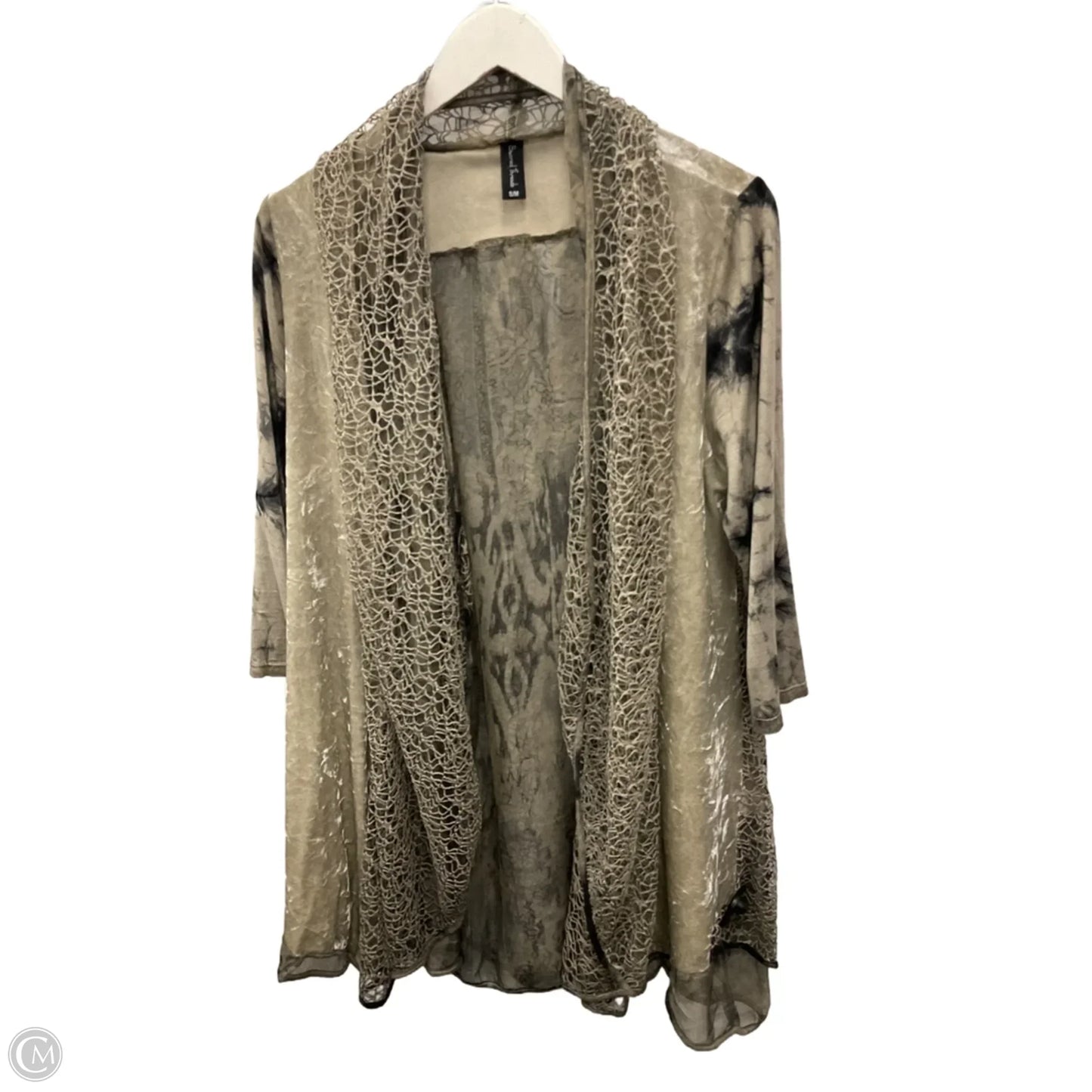 Cardigan By Clothes Mentor In Taupe, Size: S