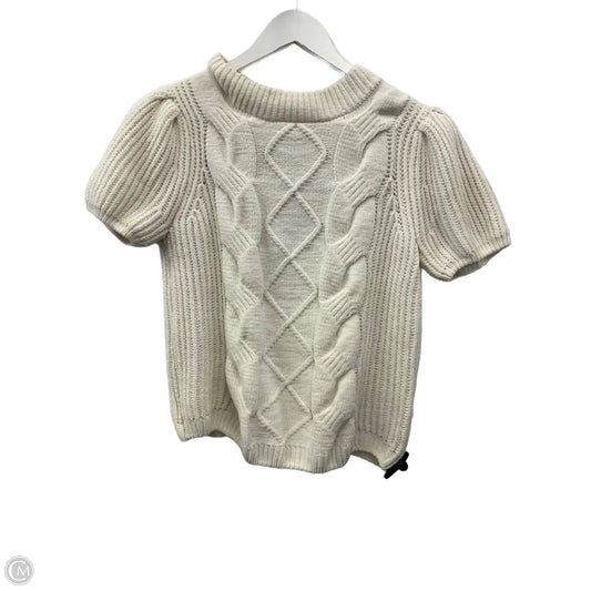 Sweater Short Sleeve By Rachel Zoe In Cream, Size: S