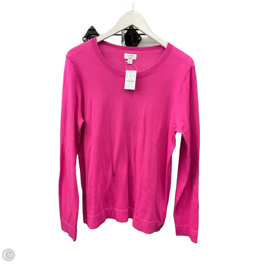 Sweater By J. Crew In Pink, Size: L