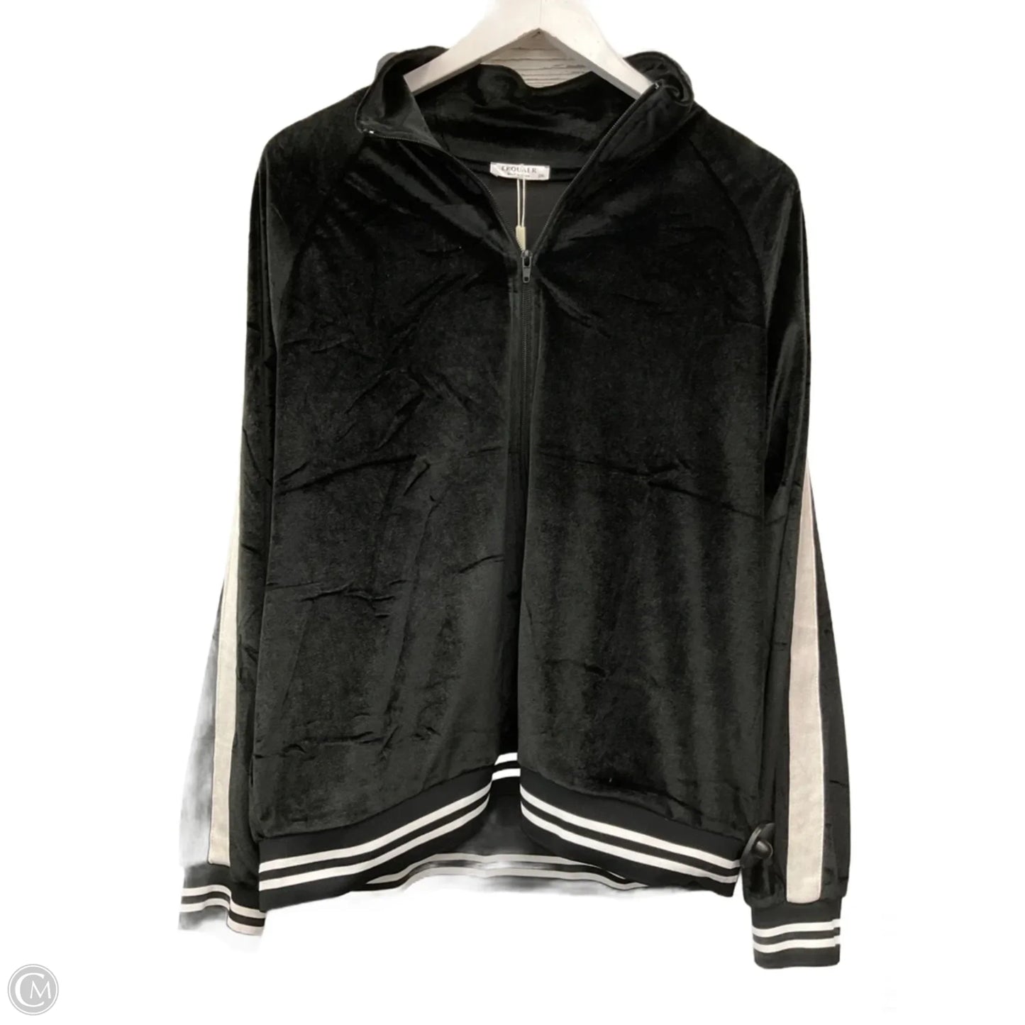 Pants Set 2pc By Clothes Mentor In Black & White, Size: 2x