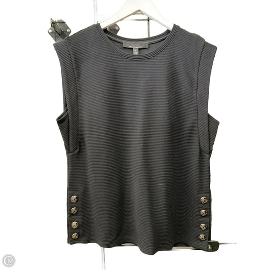 Top Short Sleeve By White House Black Market In Black, Size: L