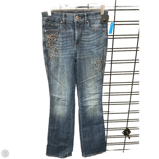 Jeans Flared By White House Black Market In Blue Denim, Size: 0