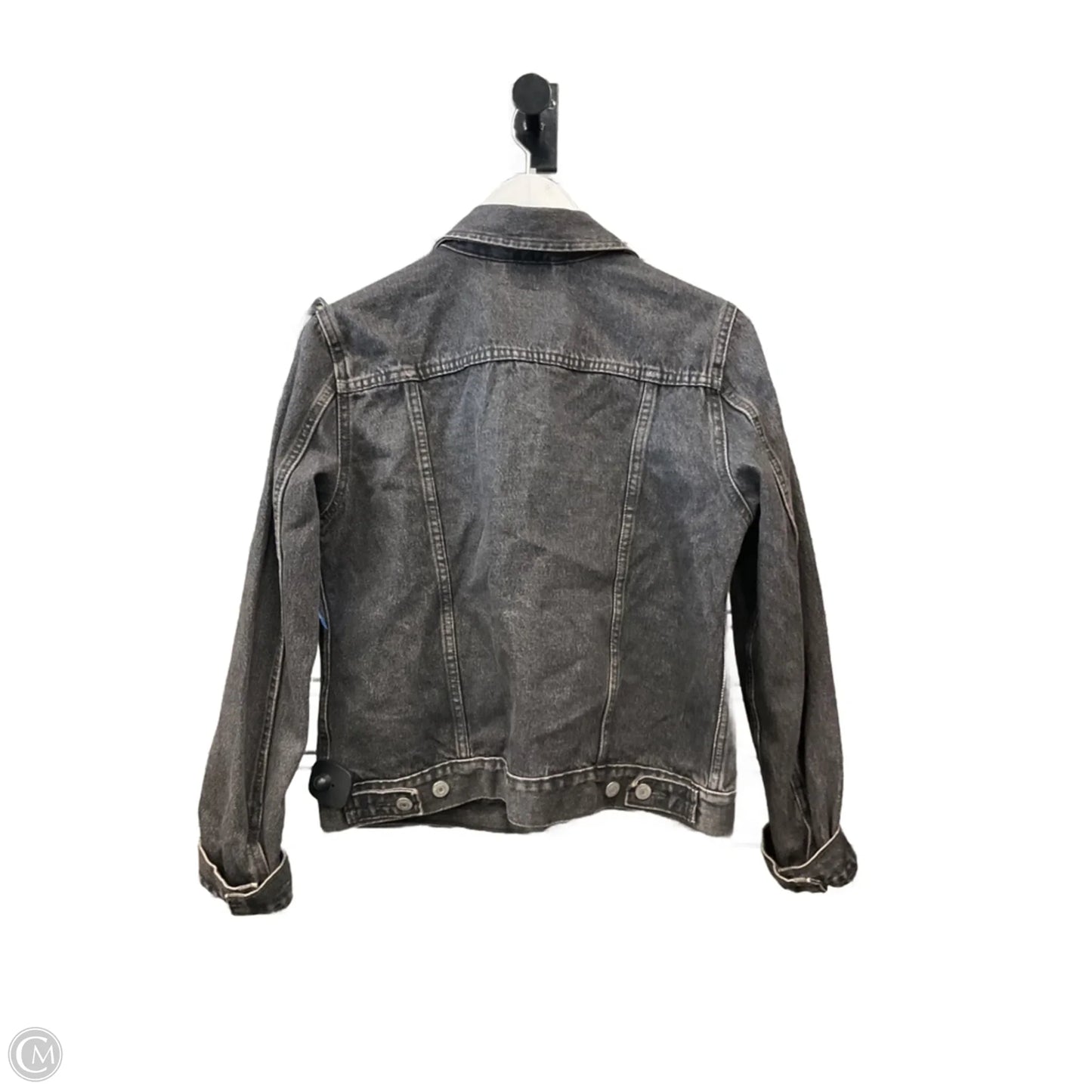 Jacket Denim By Levis In Black, Size: L