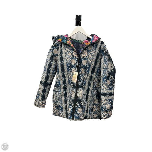 Jacket Puffer & Quilted By Johnny Was In Multi-colored, Size: Xs