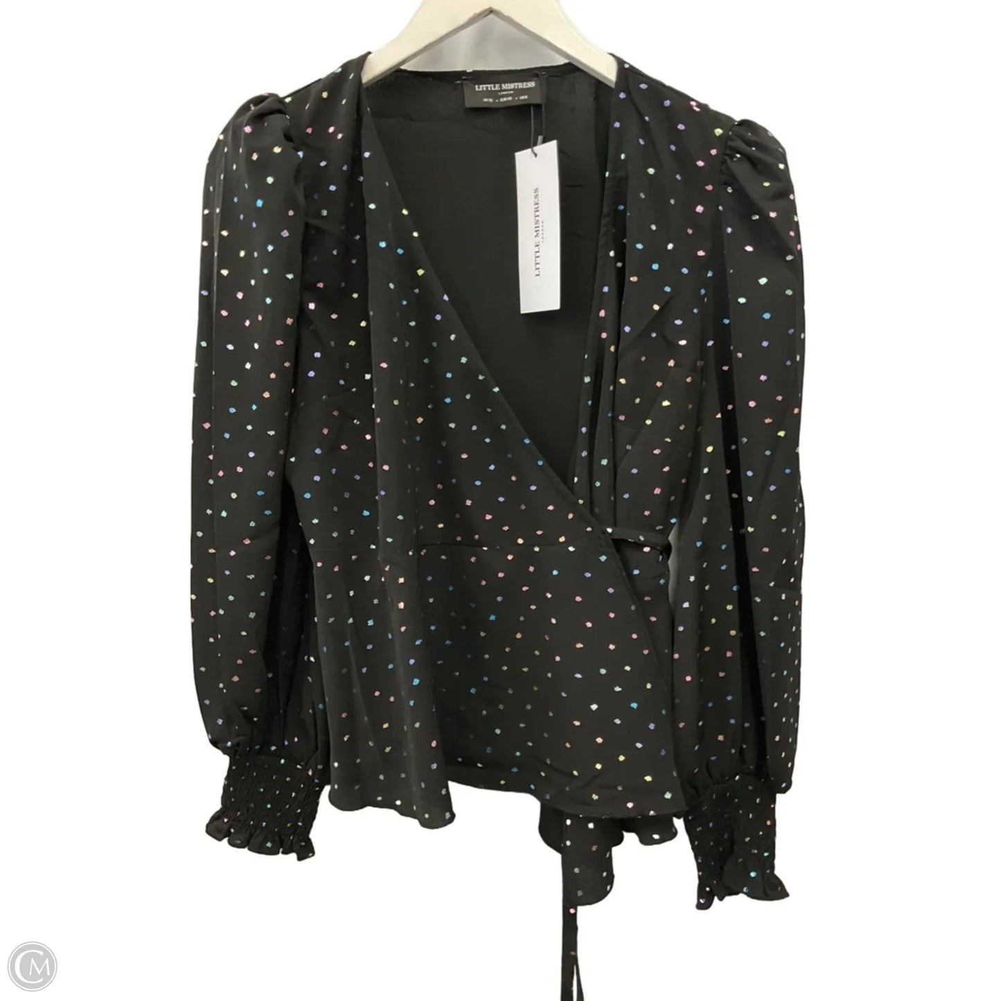 Top Long Sleeve By Clothes Mentor In Black, Size: M