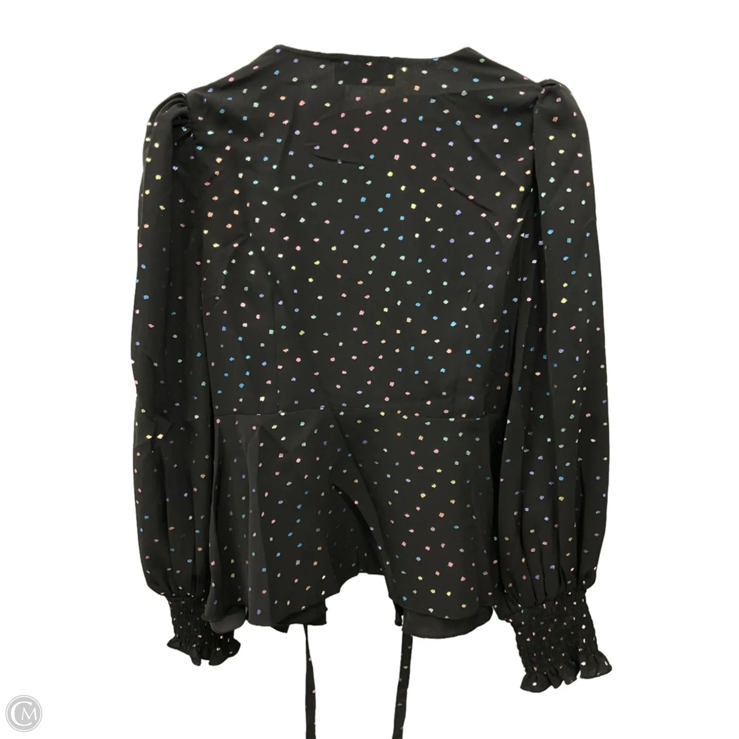 Top Long Sleeve By Clothes Mentor In Black, Size: M