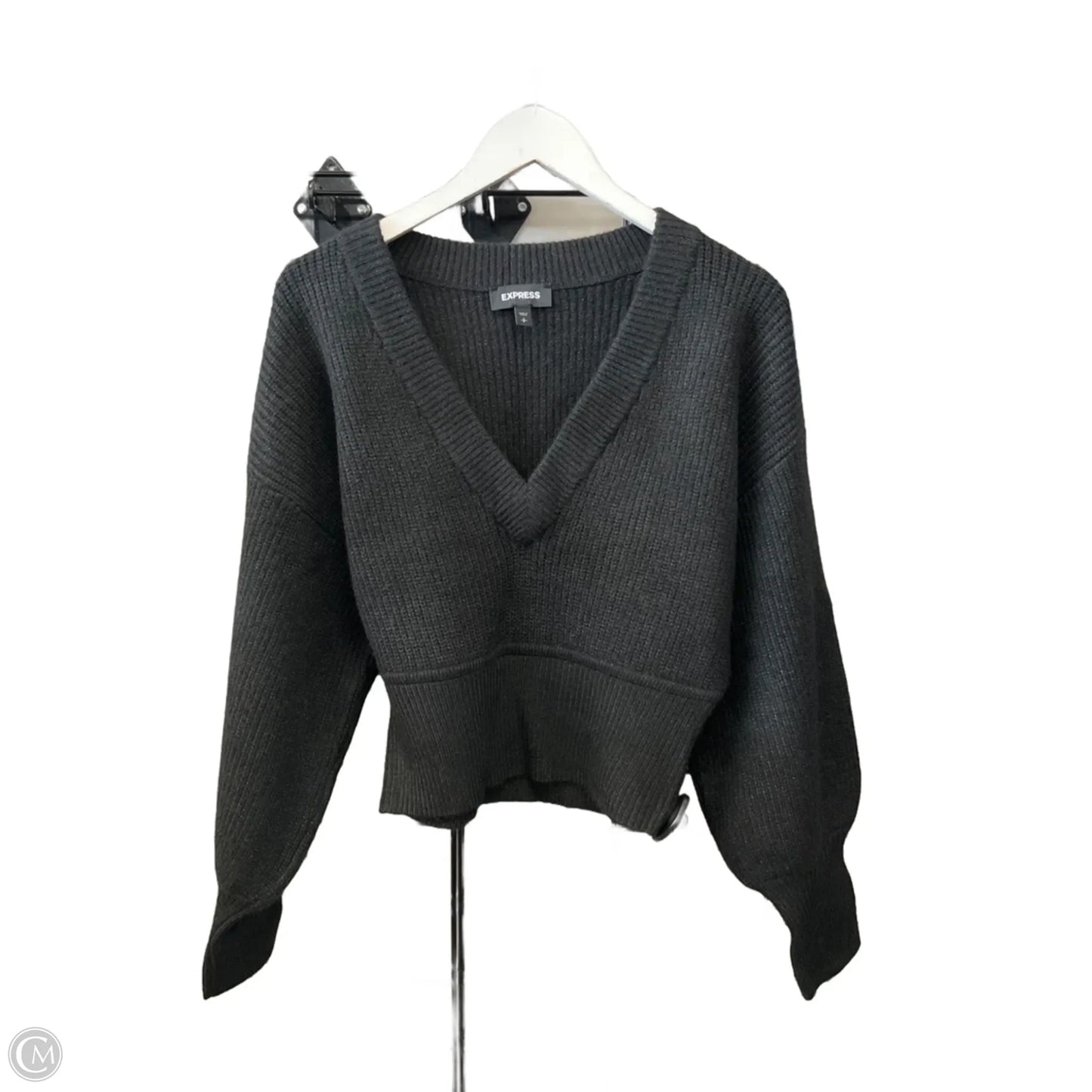 Sweater By Express In Black, Size: S