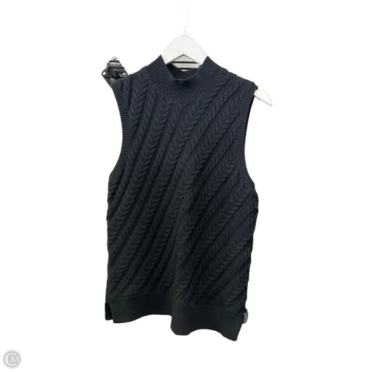 Sweater Short Sleeve By Talbots In Black, Size: Lp