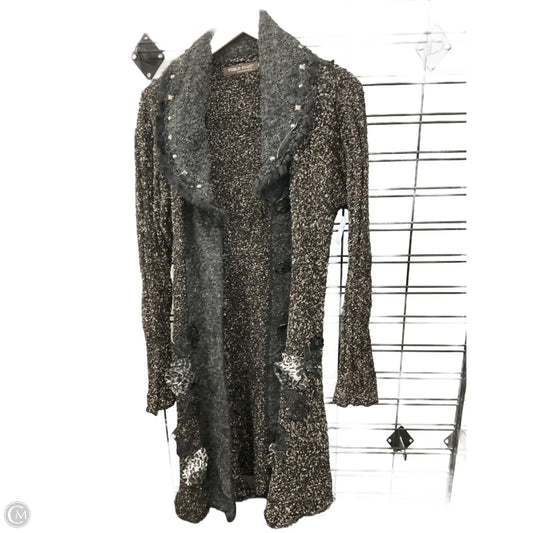 Sweater Cardigan By Clothes Mentor In Black, Size: M