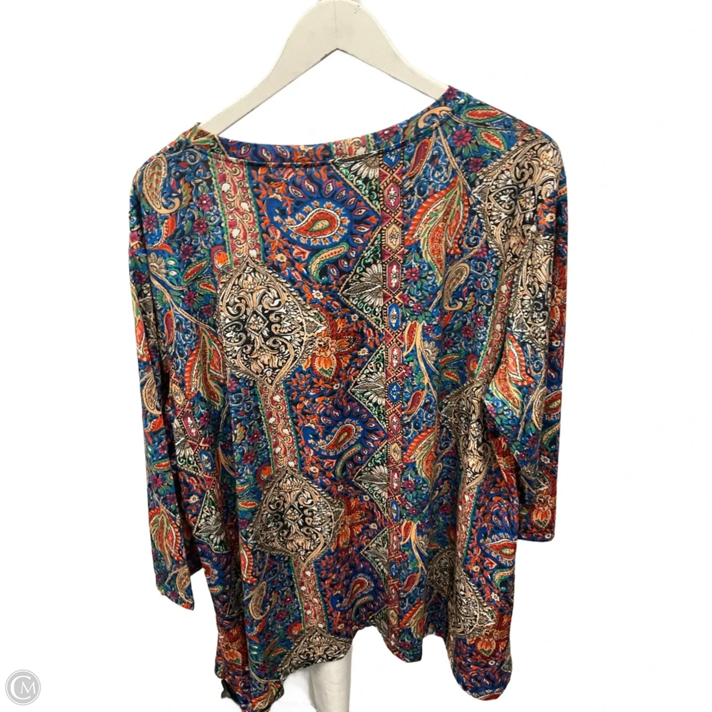 Top Long Sleeve By Clothes Mentor In Multi-colored, Size: 3x