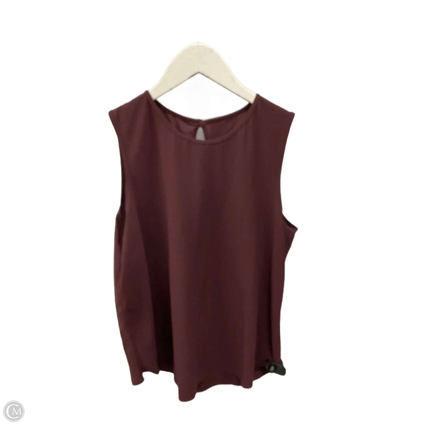 Athletic Tank Top By Lululemon In Maroon, Size: 6