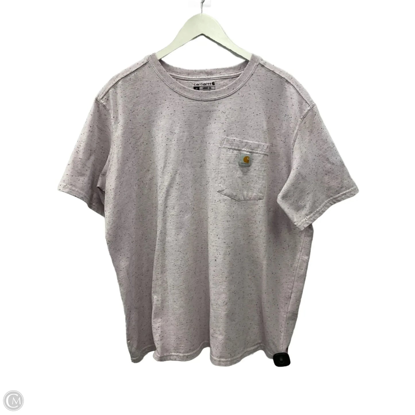 Top Short Sleeve By Carhartt In Purple, Size: 1x