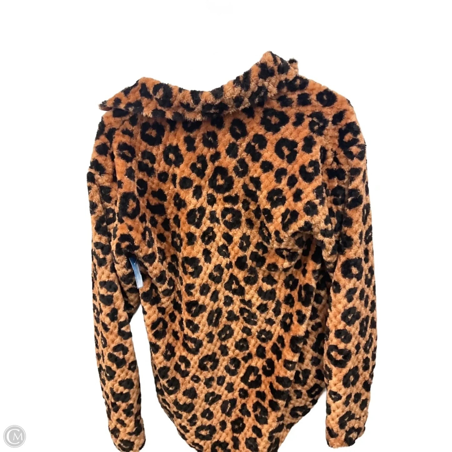 Jacket Shirt By Simply Southern In Animal Print, Size: S