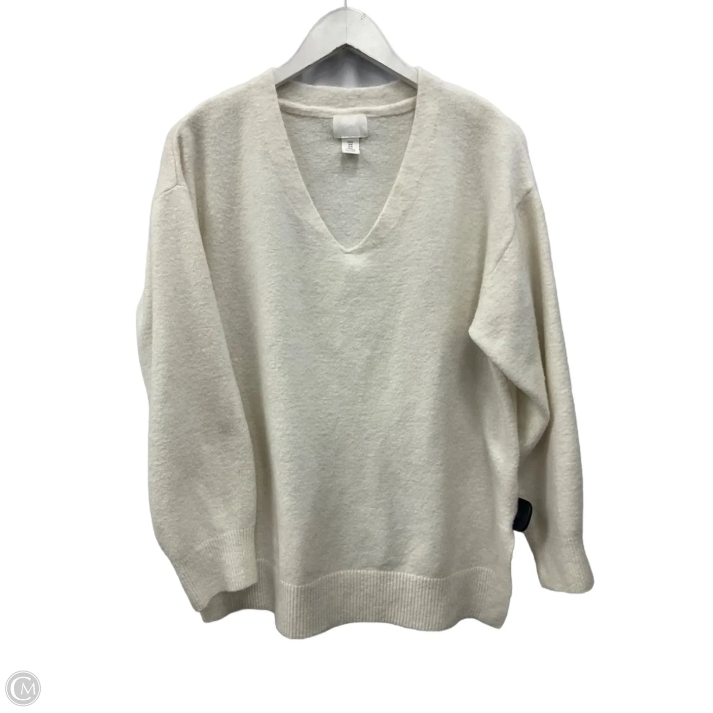 Sweater By H&m In Ivory, Size: M