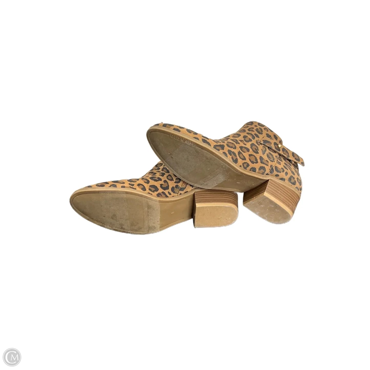 Boots Ankle Flats By Old Navy In Animal Print, Size: 8