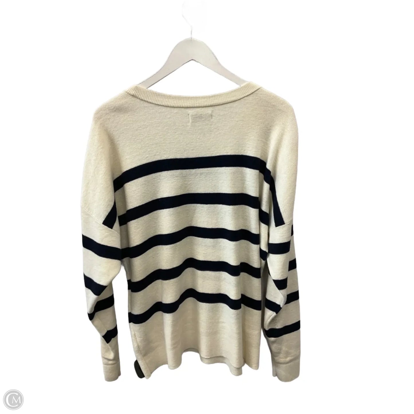 Sweater By Croft And Barrow In Cream, Size: L