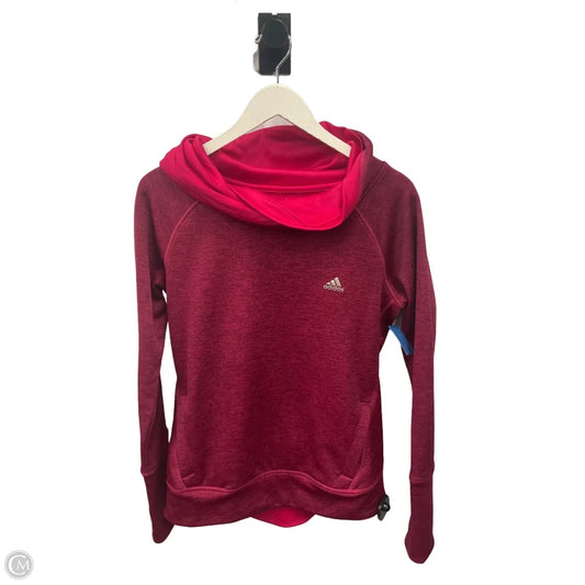 Sweatshirt Collar By Adidas In Pink, Size: M