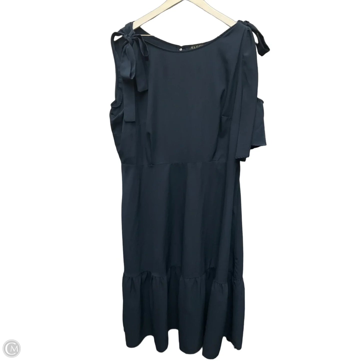 Dress Casual Midi By Eloquii In Blue, Size: 1x