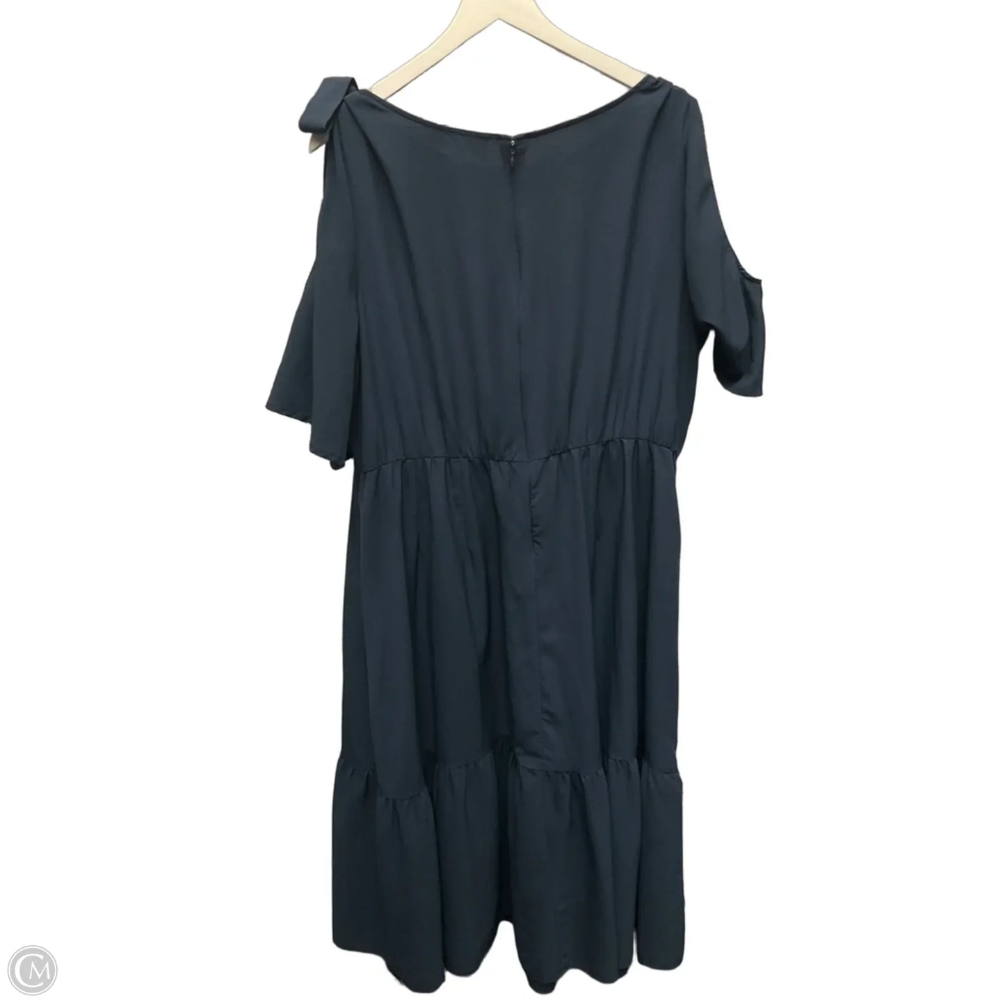Dress Casual Midi By Eloquii In Blue, Size: 1x