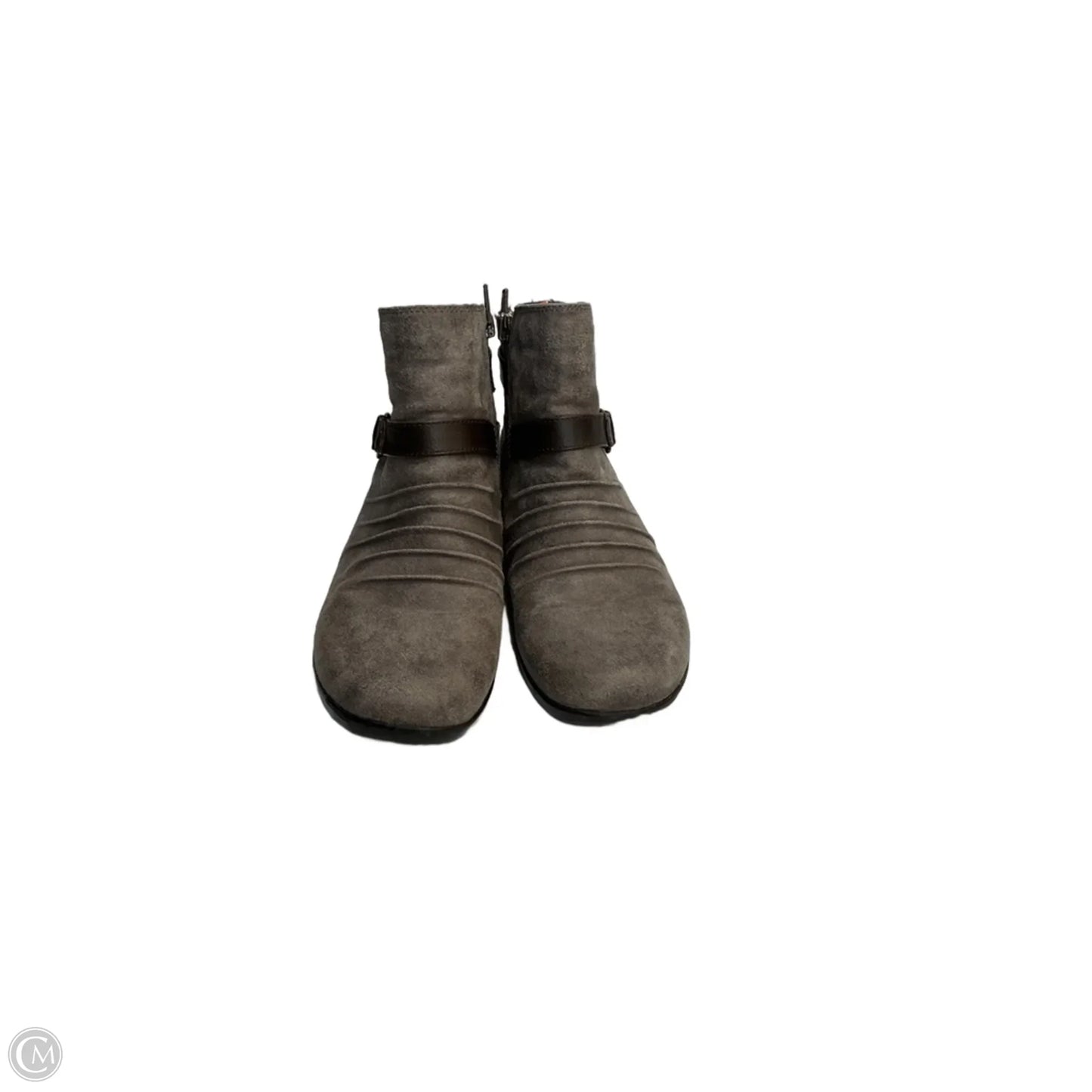 Boots Ankle Flats By Natural Soul In Taupe, Size: 8