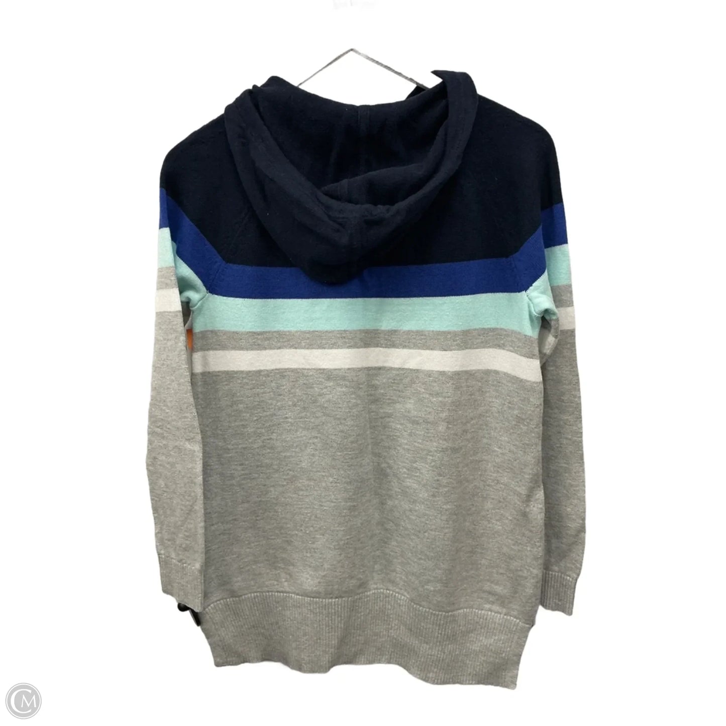 Sweater By Talbots In Blue & Grey, Size: S