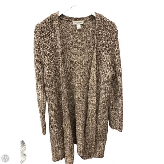 Sweater Cardigan By Christopher And Banks In Brown, Size: L