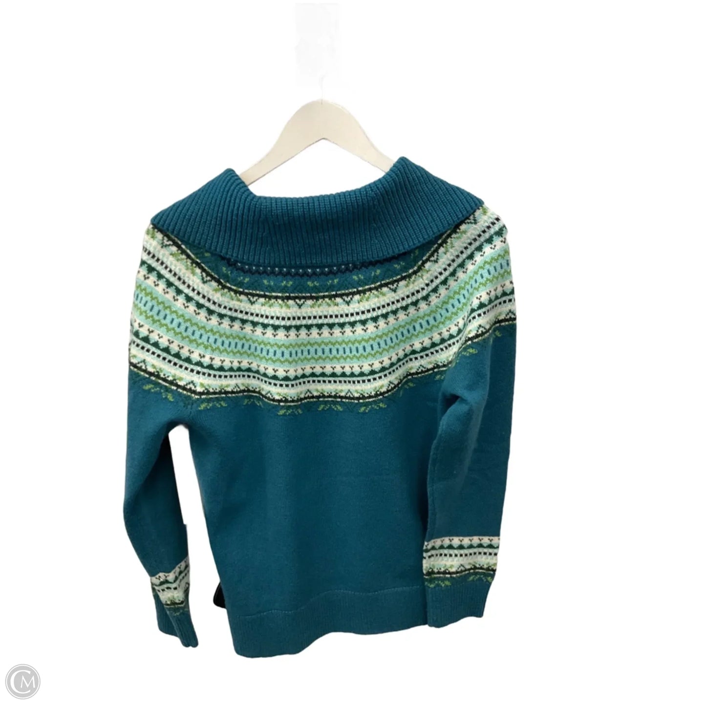 Sweater By Talbots In Teal, Size: Mp