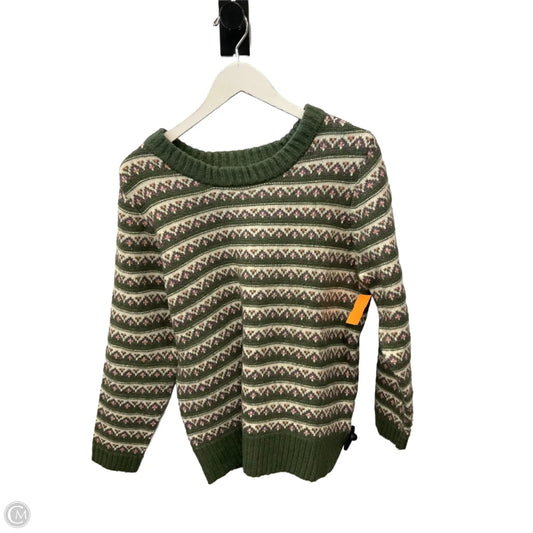 Sweater By Croft And Barrow In Green, Size: L