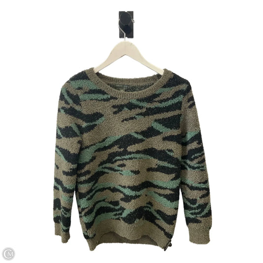 Sweater By Barefoot Dreams In Camouflage Print, Size: Xs