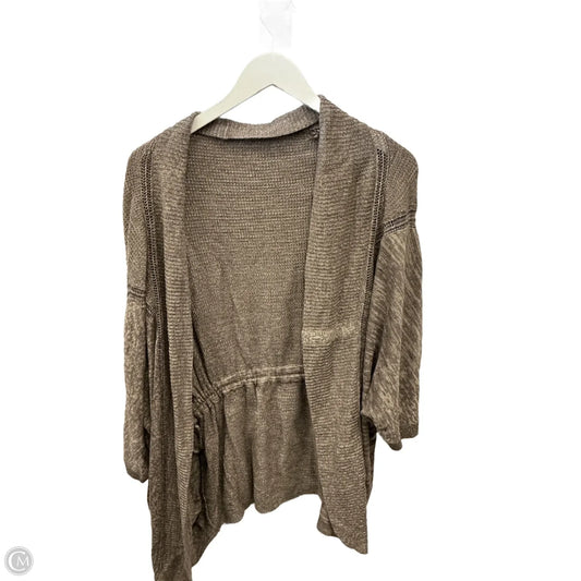 Sweater Cardigan By Lululemon In Tan, Size: S