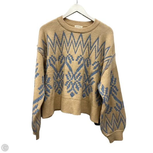 Sweater By Promesa In Tan, Size: S