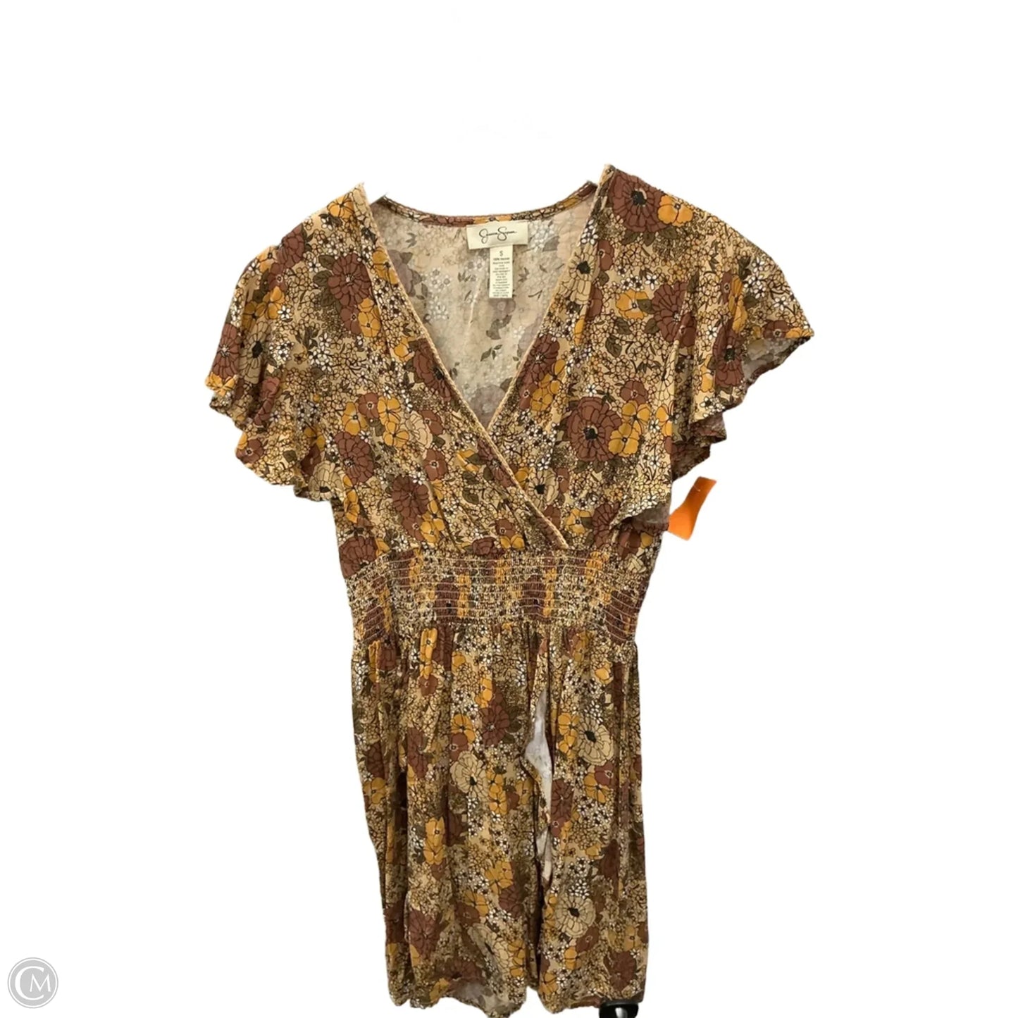 Dress Casual Short By Jessica Simpson In Gold, Size: S