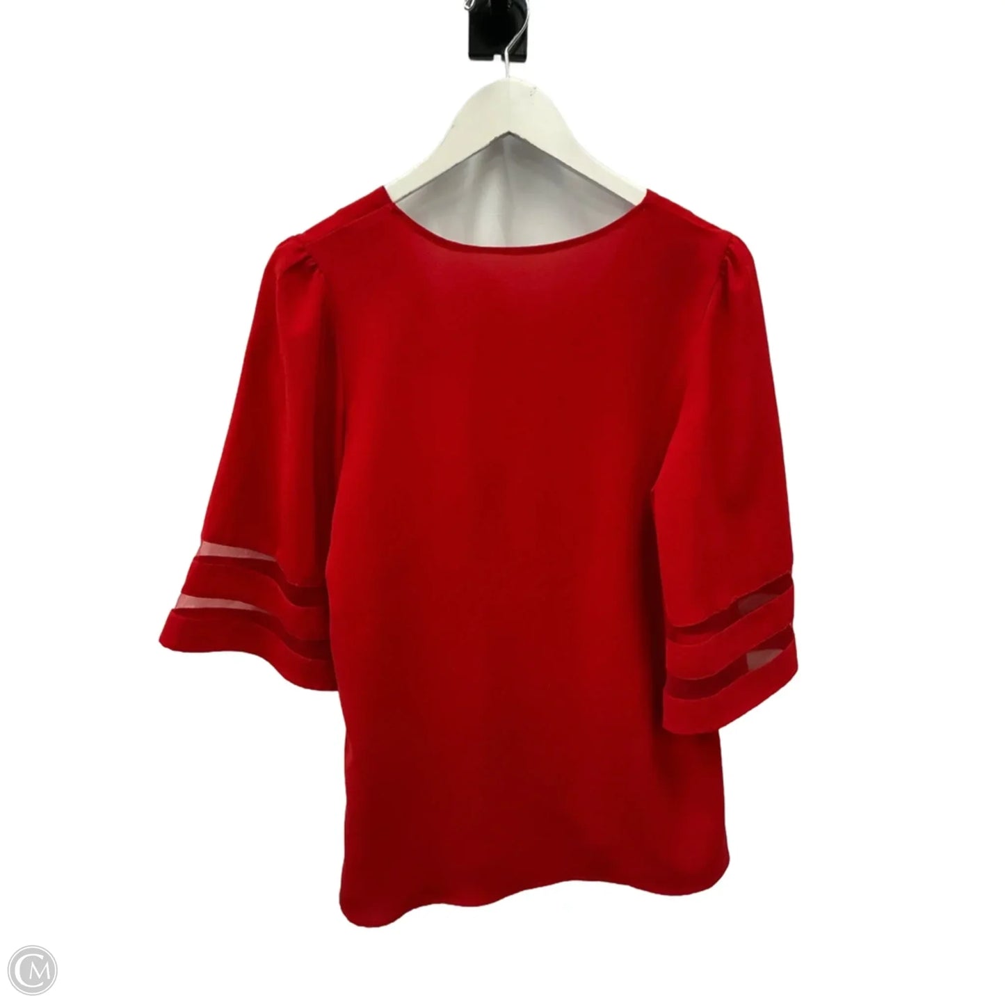 Top Short Sleeve By Clothes Mentor In Red, Size: S