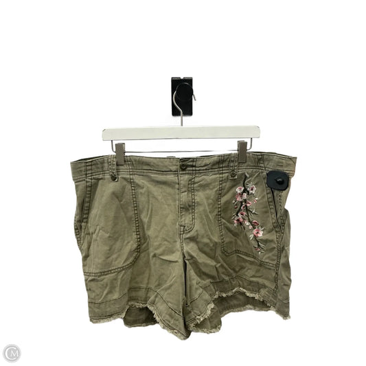 Shorts By Lane Bryant In Green, Size: 18