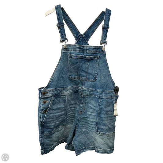 Shortalls By Lane Bryant In Blue Denim, Size: 2x
