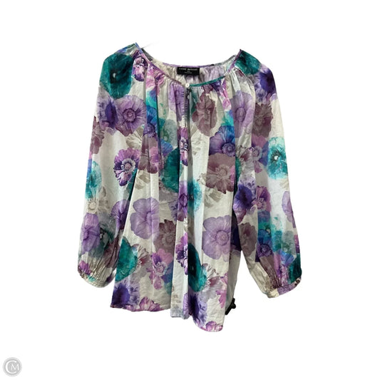 Top Long Sleeve By Lane Bryant In Multi-colored, Size: 1x