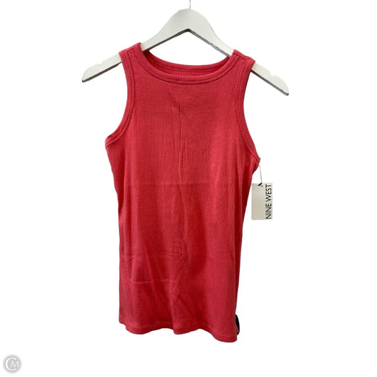 Top Sleeveless Basic By Nine West Apparel In Coral, Size: S