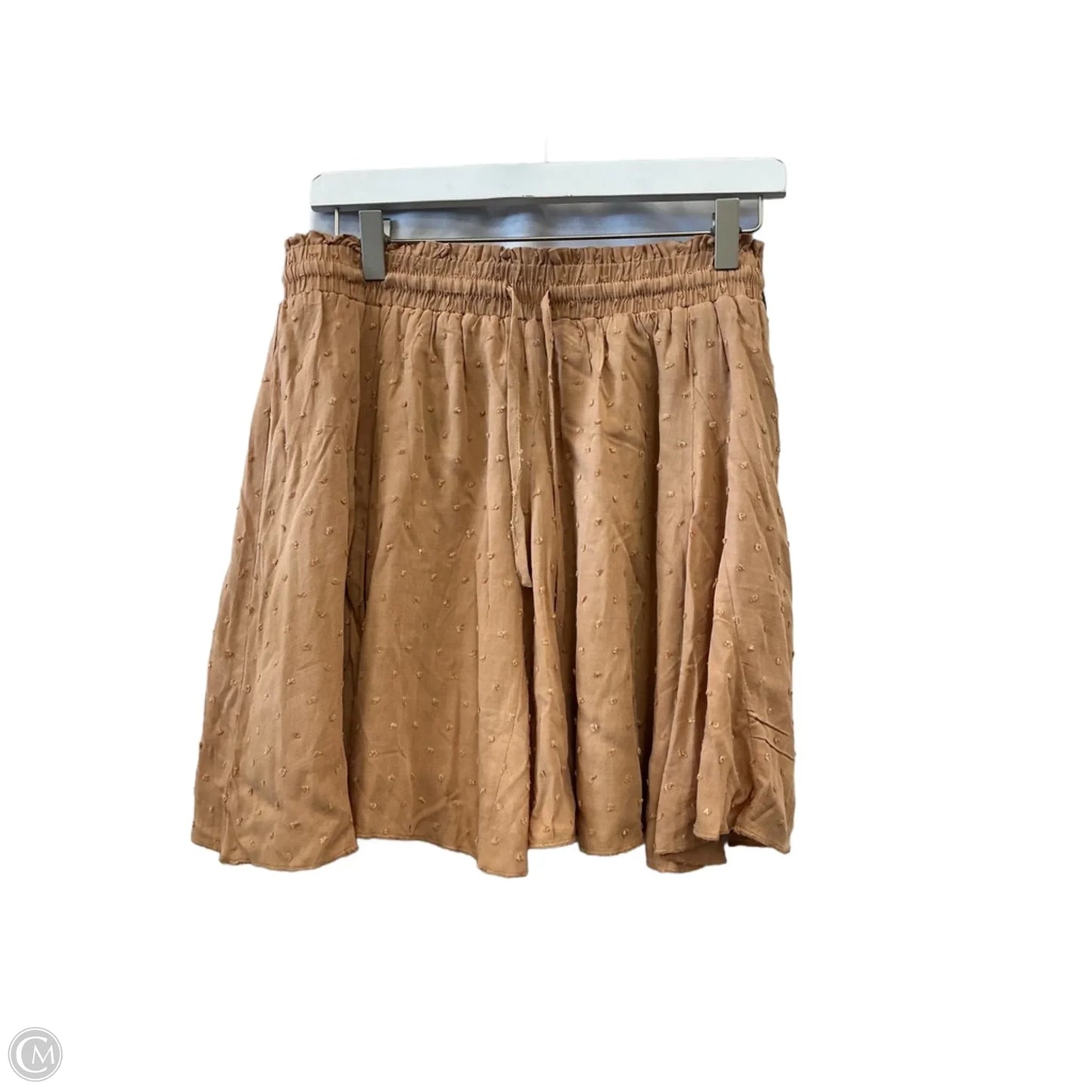 Skirt Mini & Short By Hem & Thread In Tan, Size: 12