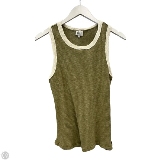Top Sleeveless By Bke In Green, Size: M
