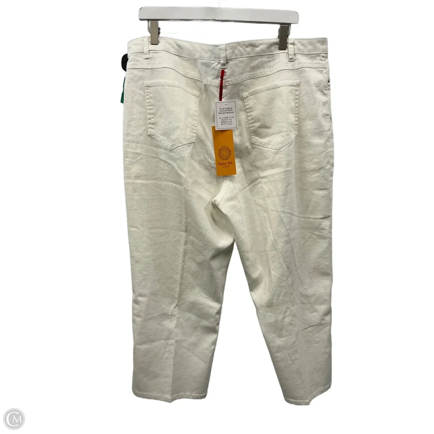Capris By Ruby Rd In White, Size: 18