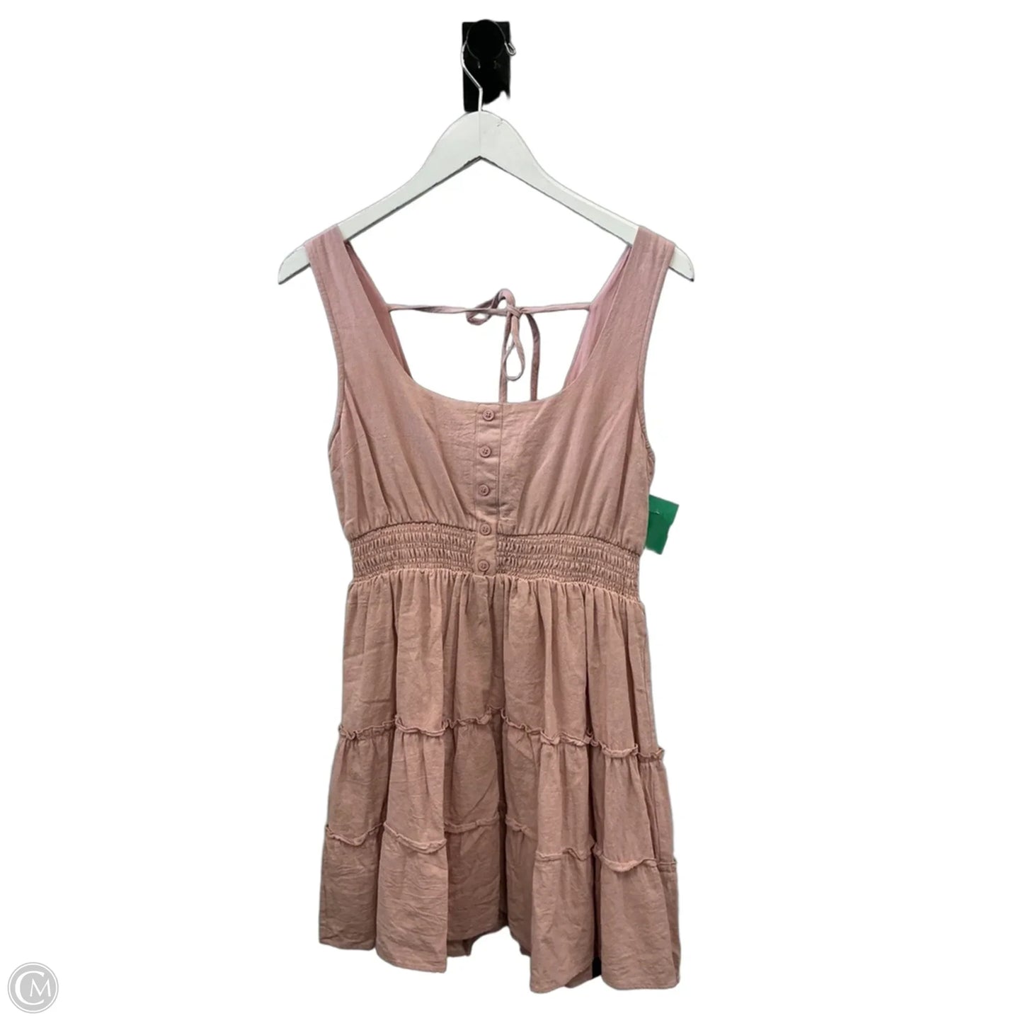 Dress Casual Short By Hem & Thread In Pink, Size: M