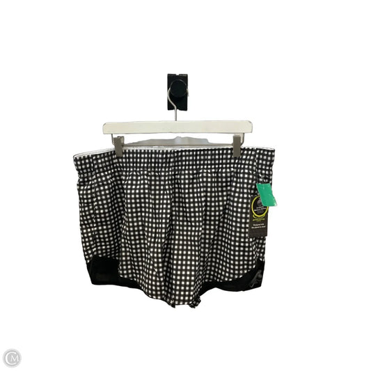 Athletic Shorts By Athletic Works In Black & White, Size: Xl