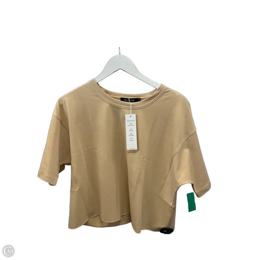Top Short Sleeve By Clothes Mentor In Gold, Size: S