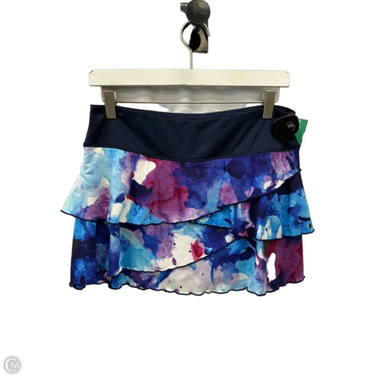 Athletic Skort By Fila In Blue & Purple, Size: M