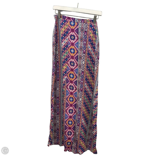 Skirt Maxi By Flying Tomato In Multi-colored, Size: 8
