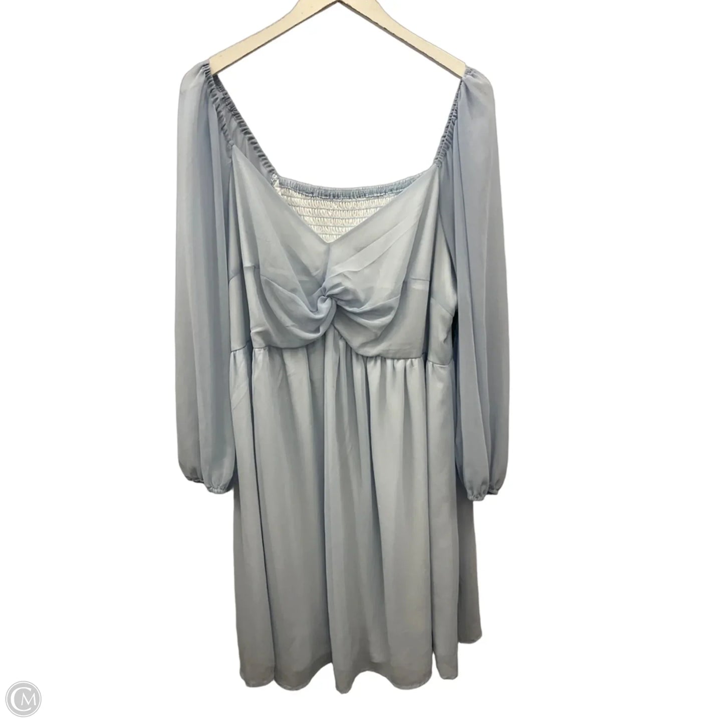 Dress Casual Midi By Clothes Mentor In Blue, Size: 3x