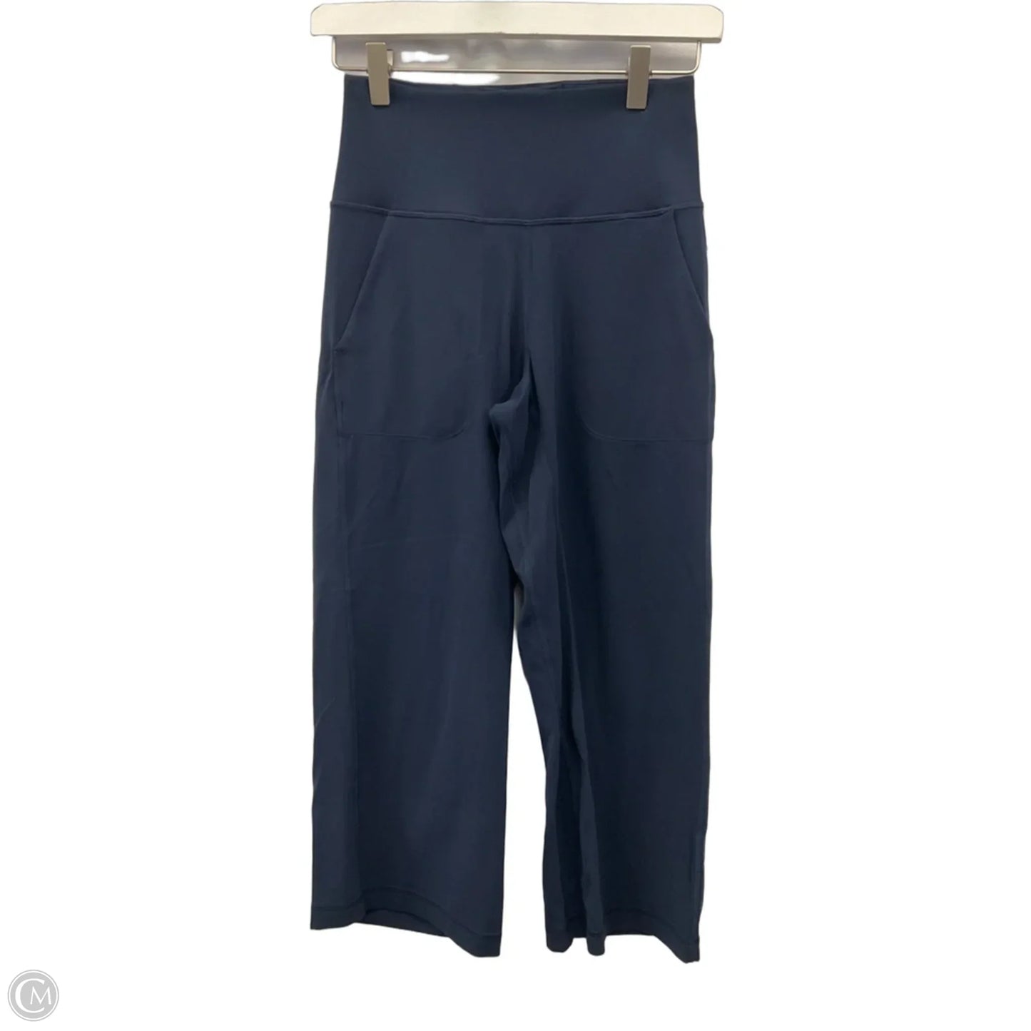 Athletic Capris By Lululemon In Navy, Size: 4