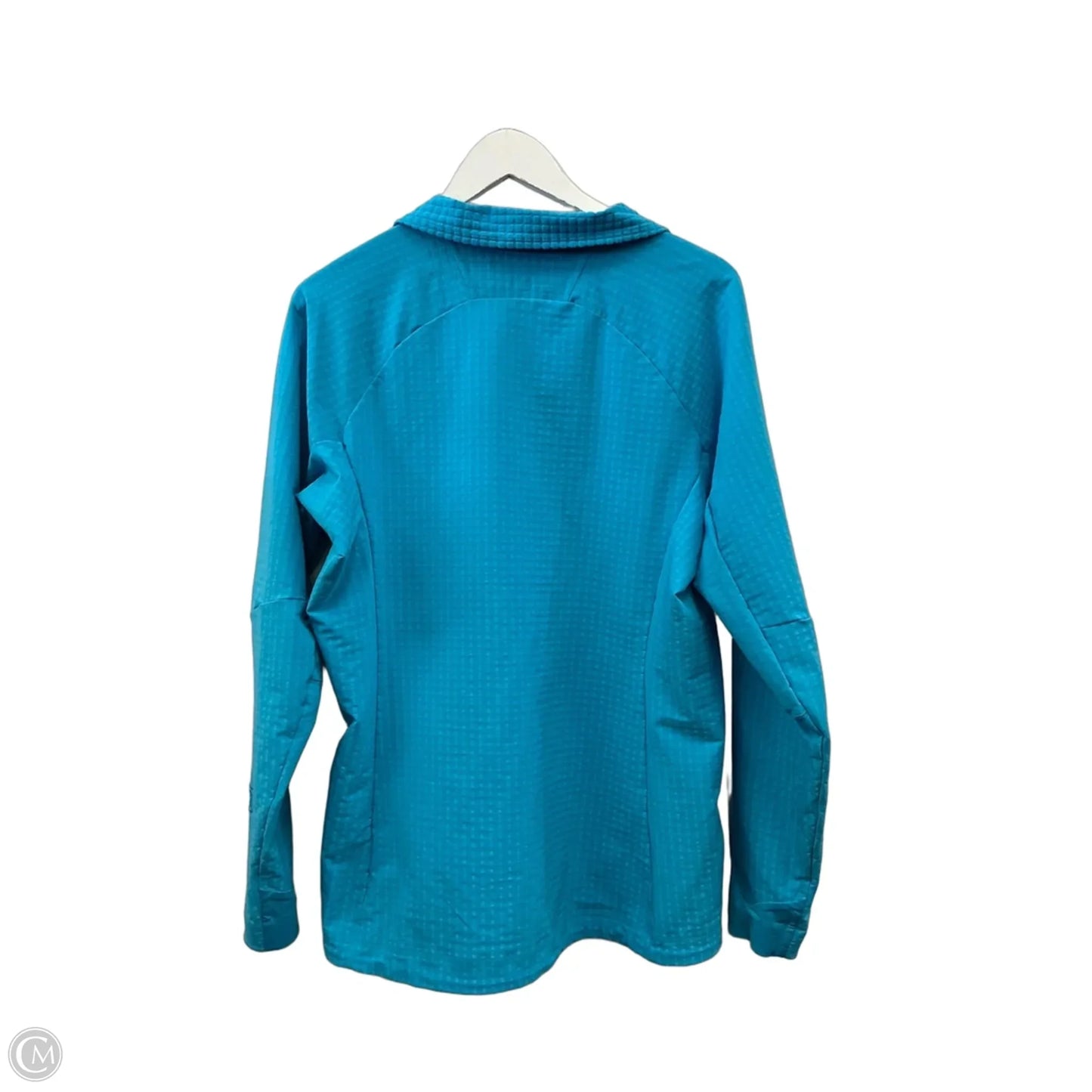 Jacket Windbreaker By Patagonia In Blue, Size: L
