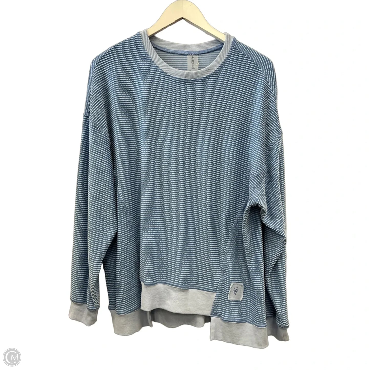 Top Long Sleeve By As Revival In Blue, Size: S